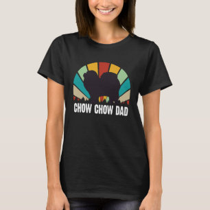 Camiseta Chow Chow Chow Chow Chow, padre de retro