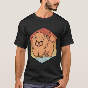 Camiseta Chow Chow Chow Perro Mom Retro Chow Chow