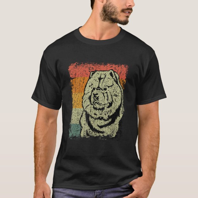 Camiseta Chow Chow Chow Regalo Perro Retro Chow Chow (Anverso)