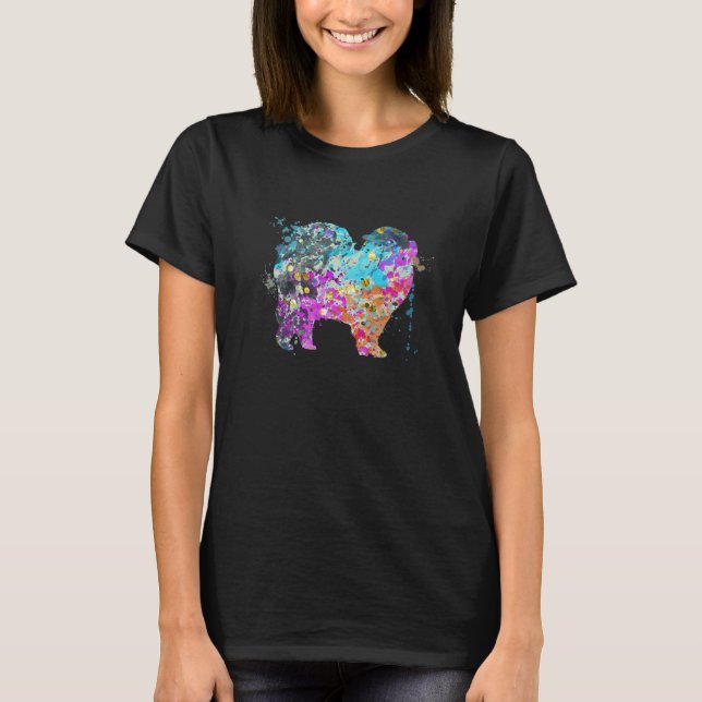 Camiseta Chow Chow Colorido  Perro Chow Chows (Anverso)