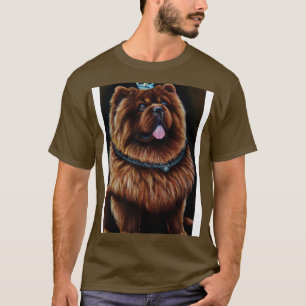 Camiseta Chow Chow con corona 2