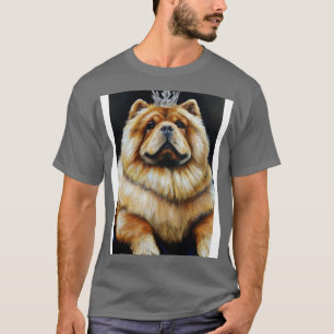 Camiseta Chow Chow con corona 4