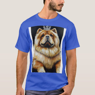 Camiseta Chow Chow con corona 4