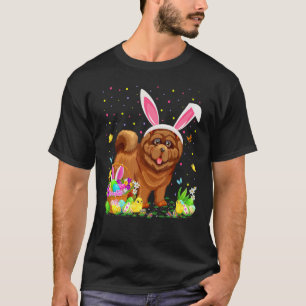 Camiseta Chow Chow Dog Bunny Egg Hung Chow Chow Easter S