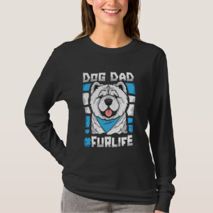Camiseta Chow Chow Padre Raza Mascota - Dog Dad Fur Life