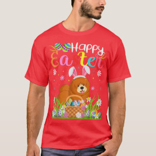 Camiseta Chow Chow Perro Bunny Egg Huning Funny Chow Chow H