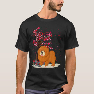 Camiseta Chow Chow Perro Lover Heart Tree Chow Chow Valenti
