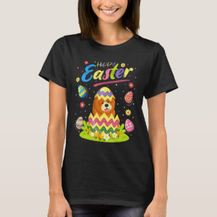 Camiseta Chow Chow Perro Pascua Huevo Chow Chow Feliz Pascu