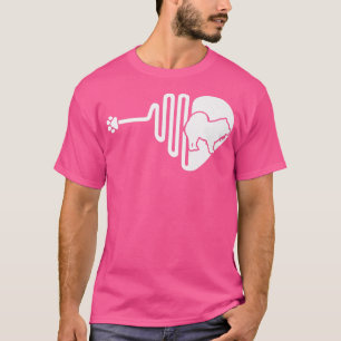 Camiseta Chow Chow Perro Paw Mascota Heartbeat Dueño de Vet