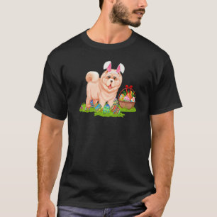 Camiseta Chow Chow Perro Semana Santa Caza de Huevos Chow C