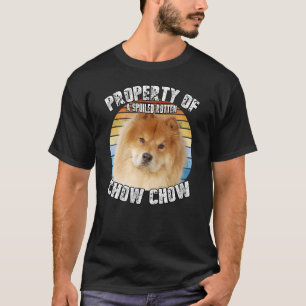 Camiseta Chow Chow Red Retro Propiedad De