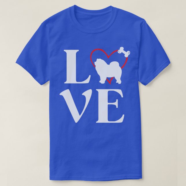 Camiseta Chow Chow Regalos Love Dogs Tshirts Para Mujeres M (Diseño del anverso)