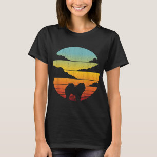 Camiseta Chow Chow Retro Vintage Amantes de Perro Sunset de