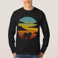 Chow Chow Retro Vintage Amantes de Perro Sunset de