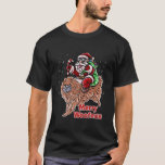 Camiseta Chow Chow Santa Claus Gorra Merry Christmas Dog X<br><div class="desc">Chow Chow Santa Claus Gorra Merry Christmas Dog X Mas Dogs Long Sleeve T Shirt</div>