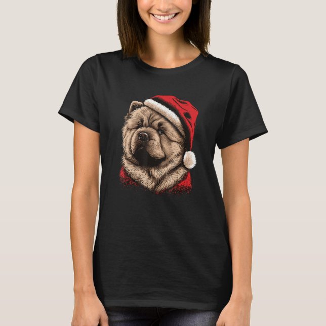Camiseta Chow Chow xmas (Anverso)