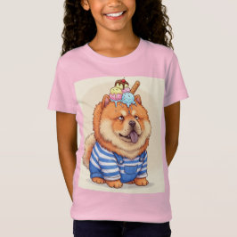 Camiseta Chow Chow y Ice Cream, por Natasha Us