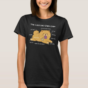 Camiseta Chow Ilustrada