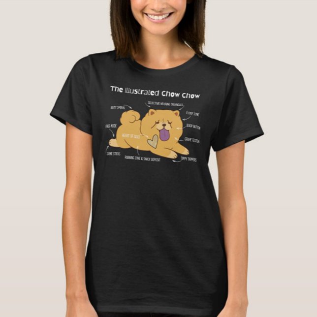 Camiseta Chow Ilustrada (Subido por el creador)
