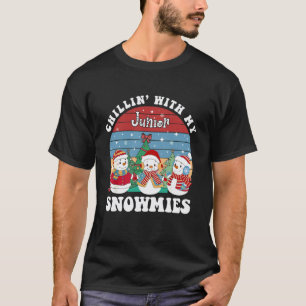 Camiseta Chr de la tripulación de mis Junior Snowmies con e