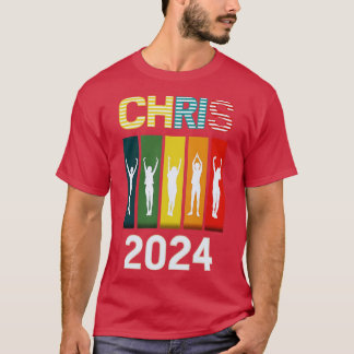 Camiseta Chris 2024 Chris Nombre Personalizado Para Hombres