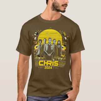 Camiseta Chris 2024 Chris Nombre Personalizado Para Hombres