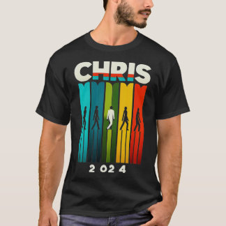 Camiseta Chris 2024 Chris Nombre Personalizado Para Hombres