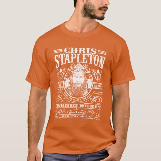 Camiseta Chris Arts Stapleton Singer Outfits Music Outlaws  (Anverso)