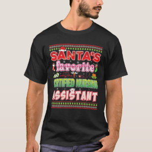 Camiseta Chris, asistente de Enfermería favorito de Santa
