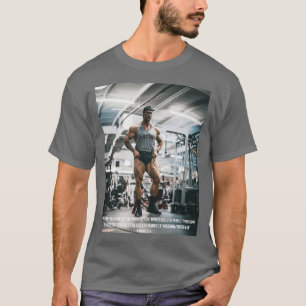 Camiseta Chris Bumstead Gym Motivation Poster Wall Art