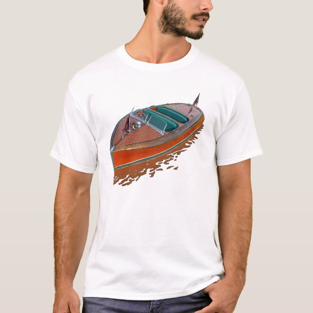 Camiseta Chris-Craft Barrel hacia atrás (Anverso)