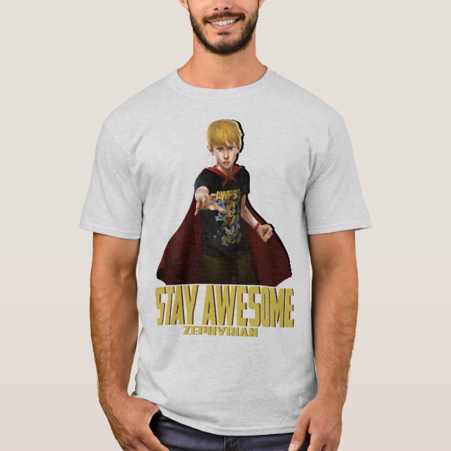 Camiseta Chris de las aventuras del Capitán Espíritu (Anverso)
