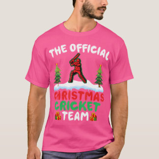 Camiseta Chris, entrenador del jugador de cricket navideño,