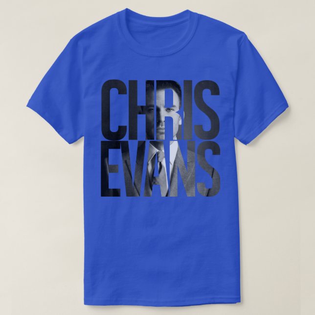 Camiseta Chris Evans 6 (Diseño del anverso)