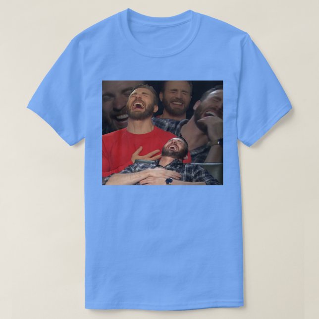 Camiseta Chris Evans Laughing 2 (Diseño del anverso)