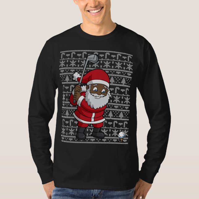 Camiseta Chris Feo del Black African American Santa Claus G (Anverso)