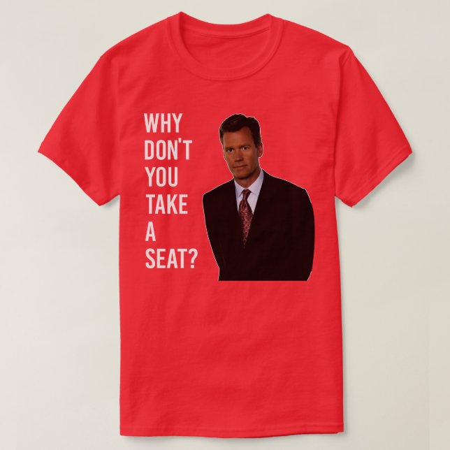 Camiseta Chris Hansen Por Qué No Te Sientas (Diseño del anverso)