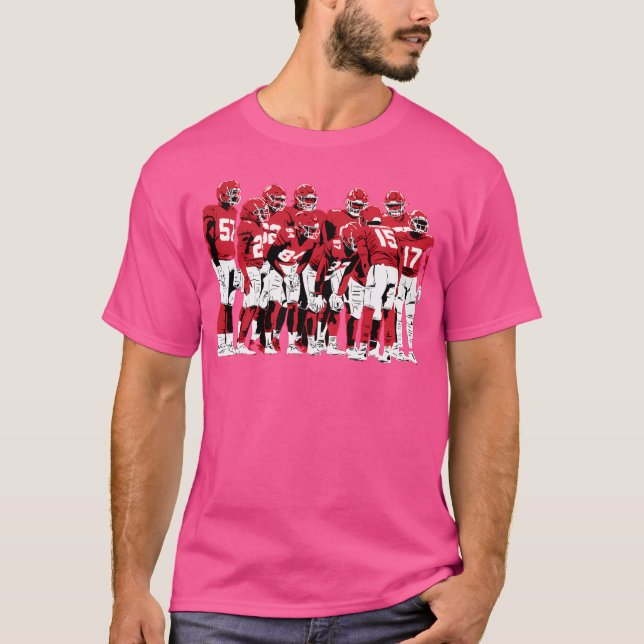 Camiseta Chris Jones El Coro Huddle (Anverso)