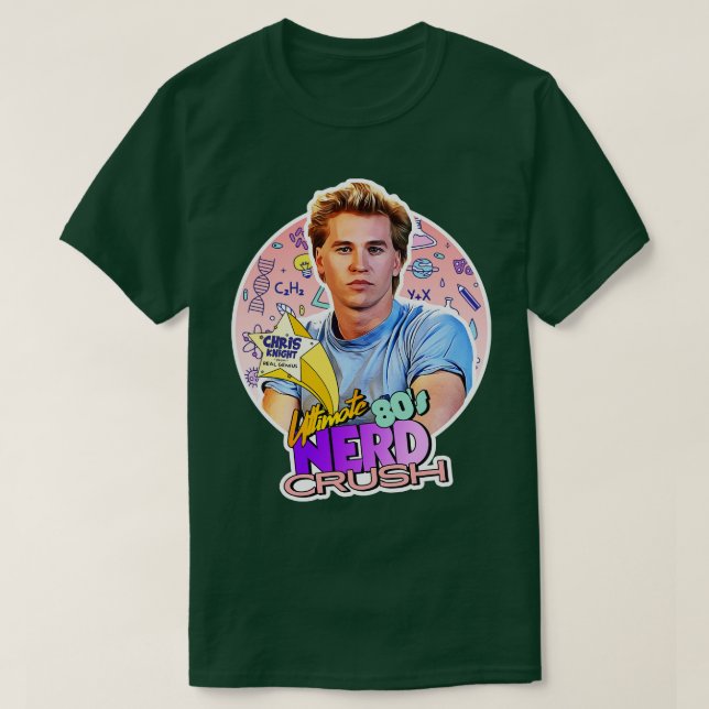 Camiseta Chris Knight de Real Genius 80 Nerd Crush (Diseño del anverso)