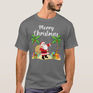 Camiseta Chris, navidad del coco tropical de palmeras pijam