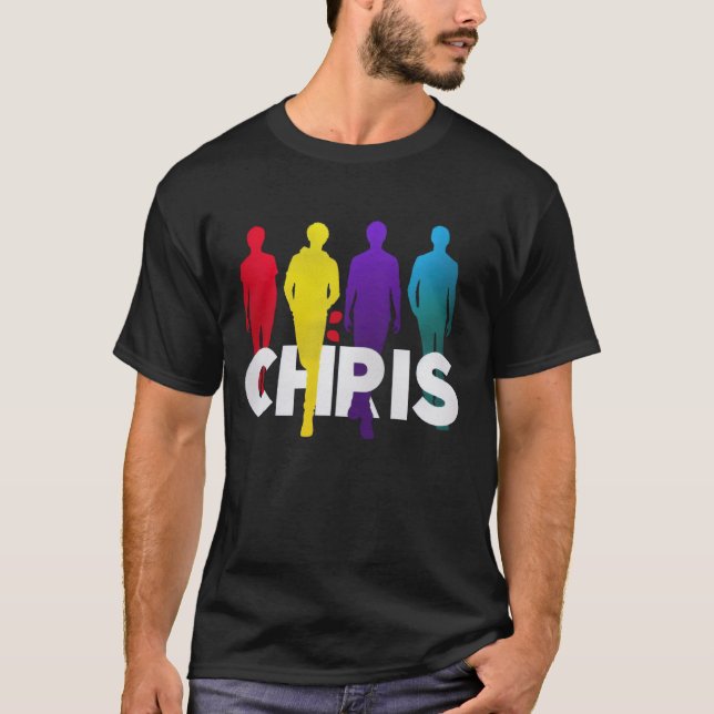 Camiseta CHRIS Para Chris Personalized First Name 2024 For  (Anverso)