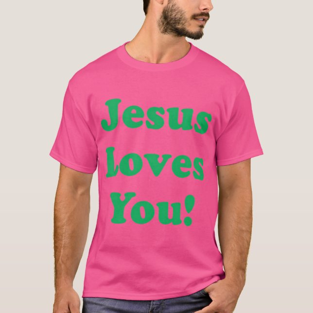 Camiseta Chris Pratt Jesus Te Ama (Anverso)