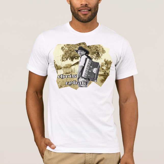 Camiseta Chris Rybak - logotipo de Kloesel - Sephia (Anverso)