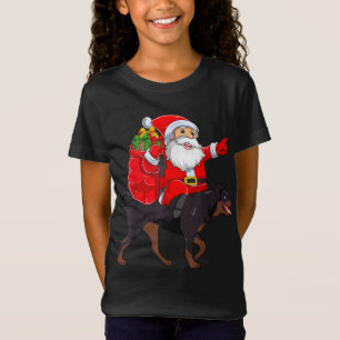 Camiseta Chris, un perro de rotulador de Santa Riding