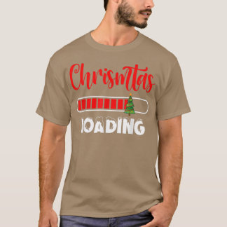 Camiseta Chrismtas cargando Feliz Navidad Árbol Fiesta reli