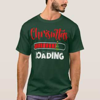 Camiseta Chrismtas cargando Feliz Navidad Árbol Fiesta reli