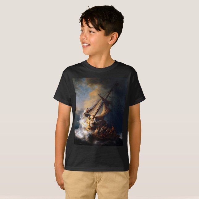 Camiseta Christ in the Storm on the Sea of Galilee, 1633 (Anverso completo)