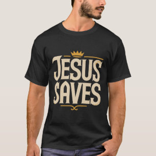 Camiseta Christan Jesus Saves Premium