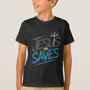 Camiseta Christan Jesus Saves Premium