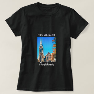 Camiseta Christchurch Catedral de Nueva Zelanda